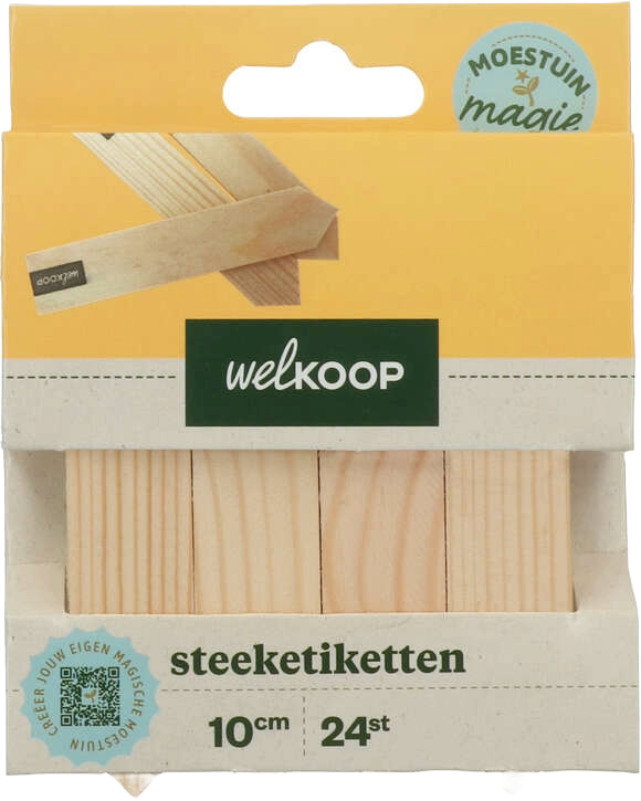 Steeketiketten Welkoop
